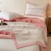 Cubrecama de algodón de doble cara, pieza única, sábana acolchada gruesa de algodón puro, apto para todas las estaciones, protector de colchón antideslizante para tatami
