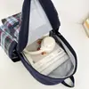 Mochila escolar de cuadros 2026 para niñas, estudiantes de secundaria y preparatoria, estudiantes universitarios, mochila de viaje ligera, mochila escolar para estudiantes de secundaria para niñas