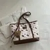 Bolso Tote de Hombro con Estampado Retro Texturizado para el Trabajo Moda Europea Americana Mujer 2026 Nuevo Elegante Bolso de Gran Capacidad