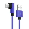 Cabo de Dados Micro 120W de Carregamento Rápido Transfronteiriço em Ângulo Reto Adequado para Carregamento de Celular Android Huawei Vivoppo Meizu