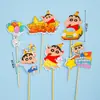 Decoraciones para pastel de cumpleaños de niños de moda roja te desean un feliz cumpleaños tarjeta de oso adorno para hornear