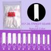 Uñas Postizas para Nail Art Transfronterizas, 500 Piezas, Uñas Postizas Transparentes, Calcomanías para Uñas con Diseño de Pipa de Agua en Bolsa, Estilo Minimalista, Venta Caliente Transfronteriza