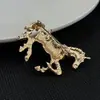 Broche de Pony Colorido, Pin Creativo de Pedrería Anti-Exposición, Accesorio para Ropa, Broche Versátil para Suéter