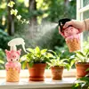 Cono de Helado Kuromi Botella Pequeña con Atomizador para Regar Plantas, Regadera Tipo Presión, Herramienta de Riego para Jardinería