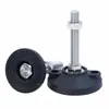 Acero Inoxidable 304 Tornillo de Pie Nivelador Ajustable de Nylon Soporte de Pie Pie m6 Almohadilla de Goma para Pie Pie m12