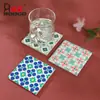 Quanzhou Cultural y Creativo Sur de Fujian Posavasos de Azulejo Cerámica Esteras Aislantes de Calor Manteles de Mesa Hogar Anti-quemaduras Posavasos para Tazas de Agua Regalos de Viaje