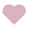 Marcador de amor de cuero mini portátil regalo en forma de corazón Marcador Clip para página de libro Cubierta protectora para esquina de libro se puede personalizar logo