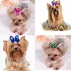 Pinzas para el pelo de mascotas estilo mariposa más vendidas transfronterizas, accesorios para el pelo de mascotas para gatos y perros, suministros para mascotas disponibles para etiquetado y dropshipping