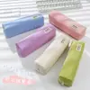 Nuevo Estuche de Pana Simple y Lindo para Niñas Estilo Coreano Bolsa para Papelería Mini Estuche de Lápices de Gama Alta