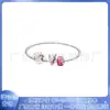 Pulsera Pandora s925 chapada en plata de cuproníquel, con colgante de dibujos animados lindo y de moda, pulsera con colgante DIY, cadena de hueso de serpiente