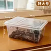 Tanque de plástico para tortugas grandes, medianos y pequeños, tanque para peces de colores, caja de alimentación para reptiles, caja de transporte portátil transparente, caja para tortugas