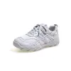 2026 Primavera Verano Nuevos Zapatos de Padre de Comercio Exterior para Mujer Suela Gruesa que Aumenta la Altura Malla Transpirable con Cordones Zapatos Deportivos Transfronterizos