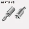 Soporte de Estante con Tornillo Autorroscante Integrado Soporte Fijo para Gabinete Soporte de Partición Accesorios Soporte de Tablero Autorroscante Cruzado sin Perforaciones