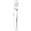 Vajilla de acero inoxidable, serie francesa Moonlight, cuchillo, tenedor y cuchara, aptos para hoteles, vajilla de alta gama con cuchillo, tenedor y cuchara para carne.