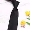 Corbata de negocios de cuero de 8 cm a rayas en stock corbata de poliéster para hombre jacquard negocios corbata vintage fabricantes suministro