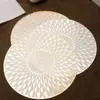 Mantel Antideslizante de Venta Caliente Transfronterizo Estilo Ing Creativo Estampado en Caliente PVC Aislante Lujo Accesible de Gama Alta Impermeable y Resistente al Aceite