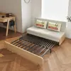 Sofá cama plegable para sala de estar y dormitorio, cama plegable individual/doble para apartamentos pequeños, cama multifuncional de doble uso extraíble y retráctil