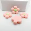 Flor de Cinco Pétalos de Resina Accesorios de Flor Fresca Versátiles Pegamento de Crema DIY Carcasa de Teléfono Móvil Accesorios para el Cabello Material para Tazas
