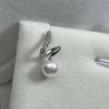 Pendientes de Perlas Onduladas Elegantes Súper Hermosos y a la Moda Incrustados con Zirconio Aguja de Plata S925 Pendientes de Perlas de Agua Dulce Exquisitos
