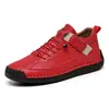 Zapatos de mujer de talla grande más vendidos en Amazon transfronterizos, zapatos casuales cosidos a mano, zapatos de trabajo para exteriores unisex de media caña para hombres