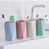 Casa Doméstico Copo para Gargarejo Copo para Escova de Dentes Uso em Dormitório de Estudante Feminino Copo para Escova de Dentes Doméstico Simples Casal Copo para Lavar Caneca de Dente