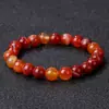 Pulsera Nueva de Ágata Natural, Producto Terminado de Círculo Único, Joyería de Pulsera de Ágata Pavo Real Dopamina Unisex