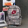 Mochila de fresa muy elegante para mujer, mochila de viaje grande de estilo japonés con estrellas, diseño único, mochila escolar no convencional para estudiantes mujeres