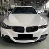 Adecuado para BMW Serie 3 GT Labio Frontal F34 MP Pala Frontal Patrón de Fibra de Carbono Negro Brillante Spoiler Frontal Kit de Contorno Pequeño para Labio Frontal