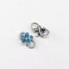 Hebilla de Latón en Forma de S al por Mayor Broche de Flor de Peonía de Cinco Pétalos Gancho S para Qipao Joyería de Estilo Vintage Conector para Joyería Accesorios para Joyería DIY