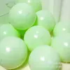 Balão de Látex Grosso Cor Sólida 10 polegadas Fosco Combinação Decoração de Festa de Aniversário Arranjo 20 Peças