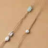 Cordón para colgante de jade Hetian, cordón de collar tejido a mano, ajustable, estilo fino para hombres y mujeres, cordón colgante de cuenta de concha, nuevo estilo chino