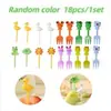 Letrero Decorativo para Almuerzo Tenedor de Fruta Mickey Lindo Mini Letrero para Almuerzo Juego de Tenedores para Fruta Parque de Animales Letrero para Almuerzo