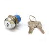 Interruptor de inducción para puerta con cerradura electrónica de 19 mm, bloqueo de alimentación, tres bloqueos de alimentación, 8 pines, bloqueo de alimentación, interruptor de llave, bloqueo