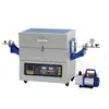 Horno de Tubo de Vacío Pequeño Horno de Tubo de Vacío de Laboratorio Experimento de Tratamiento Térmico Atmósfera de Alta Temperatura Sinterización Horno de Mufla