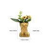 Jarrón de resina con figuras artísticas nórdicas, adornos para el hogar, jarrón de flores con cara sencilla, arreglo floral, decoración al por mayor