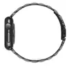 Adecuado para Apple Apple Watch 1-S10/Ultra Correa de Acero Inoxidable de Tres Cuentas Correa Ajustada Delgada para Cintura de Hombre Pequeña