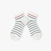 Calcetines Rayados Plusox Barra Horizontal Calcetines de Barco para Hombre Boca Baja para Mujer Verano Transpirables Delgados Absorbentes de Sudor Antideslizantes de Moda Caña Baja