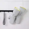 Guantes Gruesos de Alambre Plateado para Lavar Platos, Artefacto Multifuncional para Lavar Platos, Antiadherentes al Aceite, Impermeables para Tareas del Hogar, Cocina Limpia y Duraderos