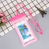 Atacado de fábrica bolsa impermeável para celular ao ar livre bolsa inflável selada para celular bolsa à prova d'água para celular para mergulho natação flutuação