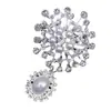 Novo Pingente de Flor de Pérola e Diamante Feito à Mão de Zhuzi Acessórios de Joias para Celular DIY Acessórios para Roupas Saída de Ar do Carro