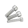 En Stock Tornillos de Cabeza Cilíndrica con Socket Hexagonal de Acero Inoxidable 201 M2-M16 Pernos y Tornillos de Cabeza Cilíndrica con Socket Hexagonal