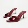 Sandalias de Tacón Alto con Punta Abierta y Punta Fina para Mujer, Tacones de Aguja, Zapatillas de Tacón Alto Peep-Toe de Una Sola Correa Simple Color Champaña, Suministro Transfronterizo