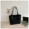 Bolsa Tote Retrô de Grande Capacidade Estilo Coreano para Mulheres 2026 Novo Modelo Simples Casual Tendência High-End Bolsinha de Ombro