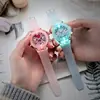Nuevo reloj luminoso para estudiantes y niños, bonito reloj LED de silicona con dibujos animados, suministro transfronterizo, venta al por mayor