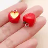 20 Colgantes de Frutas de Resina Roja Cereza Fresa Manzana Pimiento Verdura Colgante Pequeño Accesorios para Joyería DIY