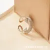 Moxi Jewelry Nuevo Anillo Geométrico Irregular con Apertura Ajustable de Precio, Anillo Ajustable Versátil de Moda