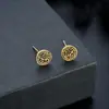 Pendientes de Cruz de Zirconia Transfronterizos para Hombres, Pendientes Deslumbrantes de Rayo Nicho para Mujeres, Nuevo Modelo 2026, Envío 24H