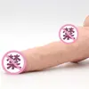 Dildo Suave de Carne Simulada Realista, Dispositivo de Masturbación Femenina de Silicona Suave, Juguete Sexual para Adultos