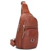 Bolsa Transversal Masculina de Couro Genuíno Transfronteiriça Mochila Bolsa Masculina da Moda Bolsa de Peito Masculina Sacola Tendência Atacado Guangzhou Bolsa Feminina