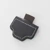En Stock Marcador de Páginas de Cuero PU de Alta Gama Crazy Horse, Clip Magnético de Cuero de Doble Cara Vintage, Grabado Láser Disponible
